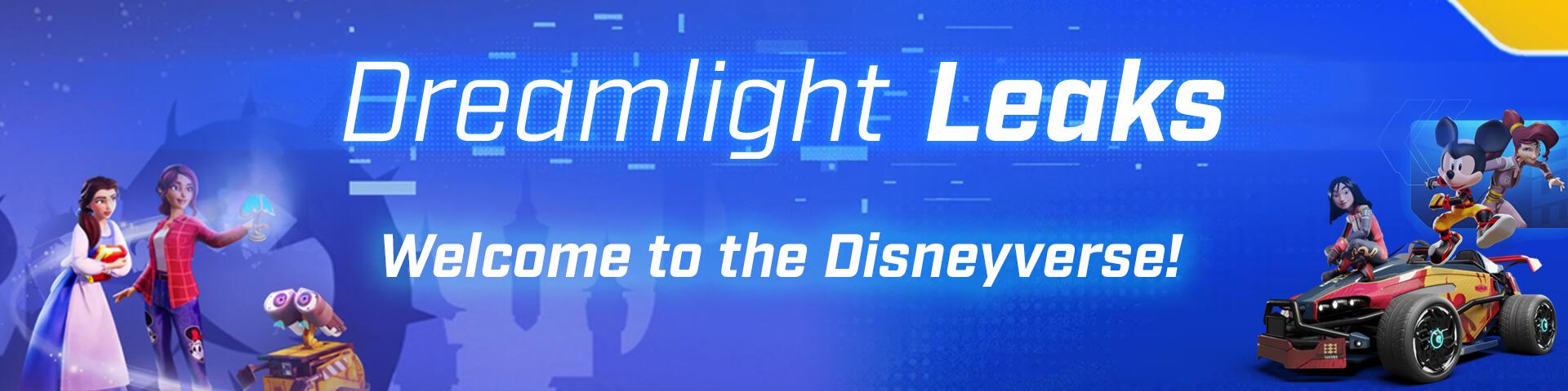 Discovery splash banner for Dreamlight Leaks Discord server