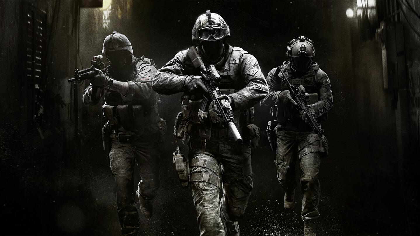 Discovery splash banner for Modern Warfare Team Finder Discord server