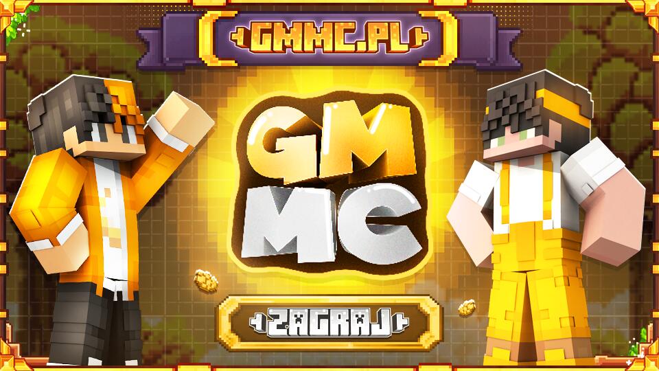Discovery splash banner for 🌟 GMMC.PL | Twój Serwer Minecraft 🔮! Discord server