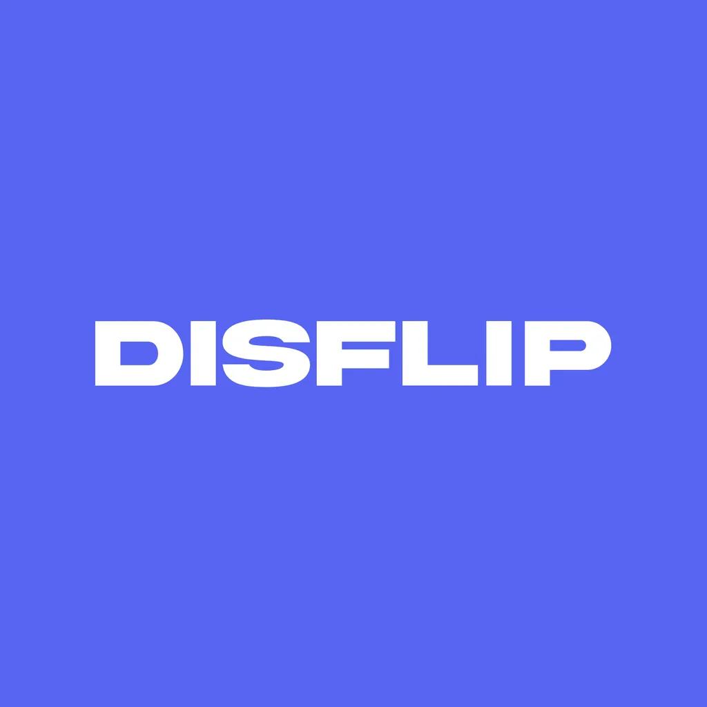 Discovery splash banner for Disflip Community Discord server