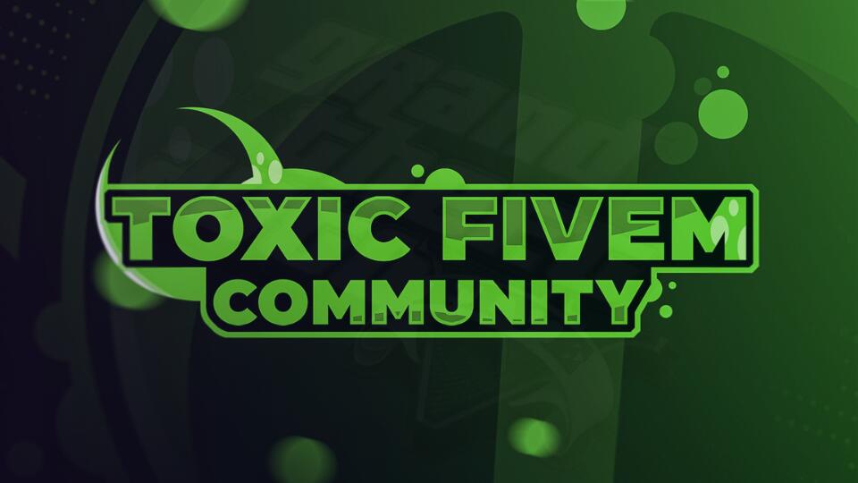 Discovery splash banner for Toxic Fivem Community Discord server