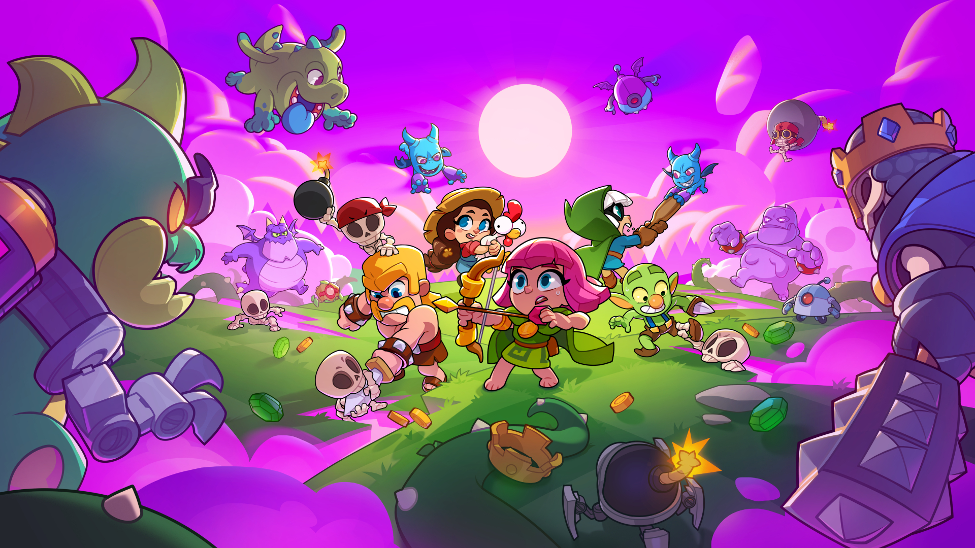 Discovery splash banner for Squad Busters Discord server