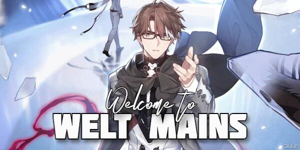 Discovery splash banner for Welt Mains ✧ Honkai Star Rail Discord server
