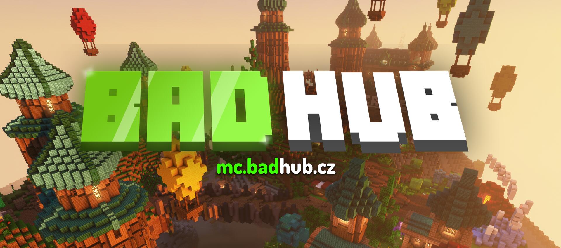 Discovery splash banner for BadHub.cz Discord server