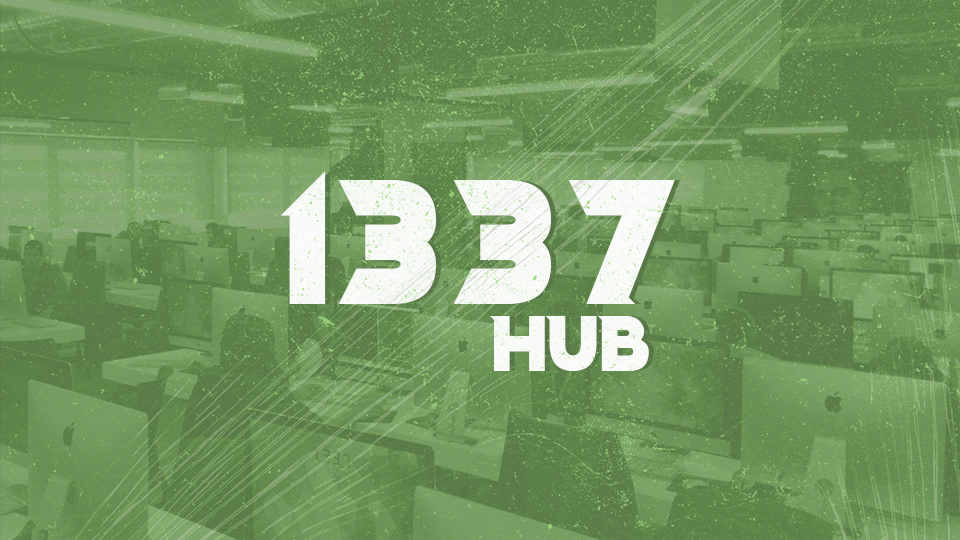 Discovery splash banner for 1337 Hub Discord server
