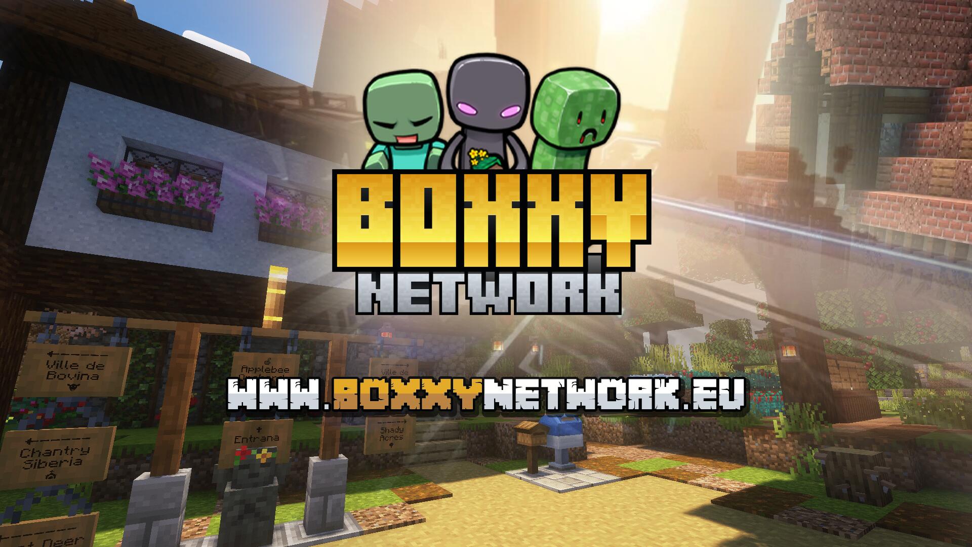 Discovery splash banner for BoxxyNetwork Discord server