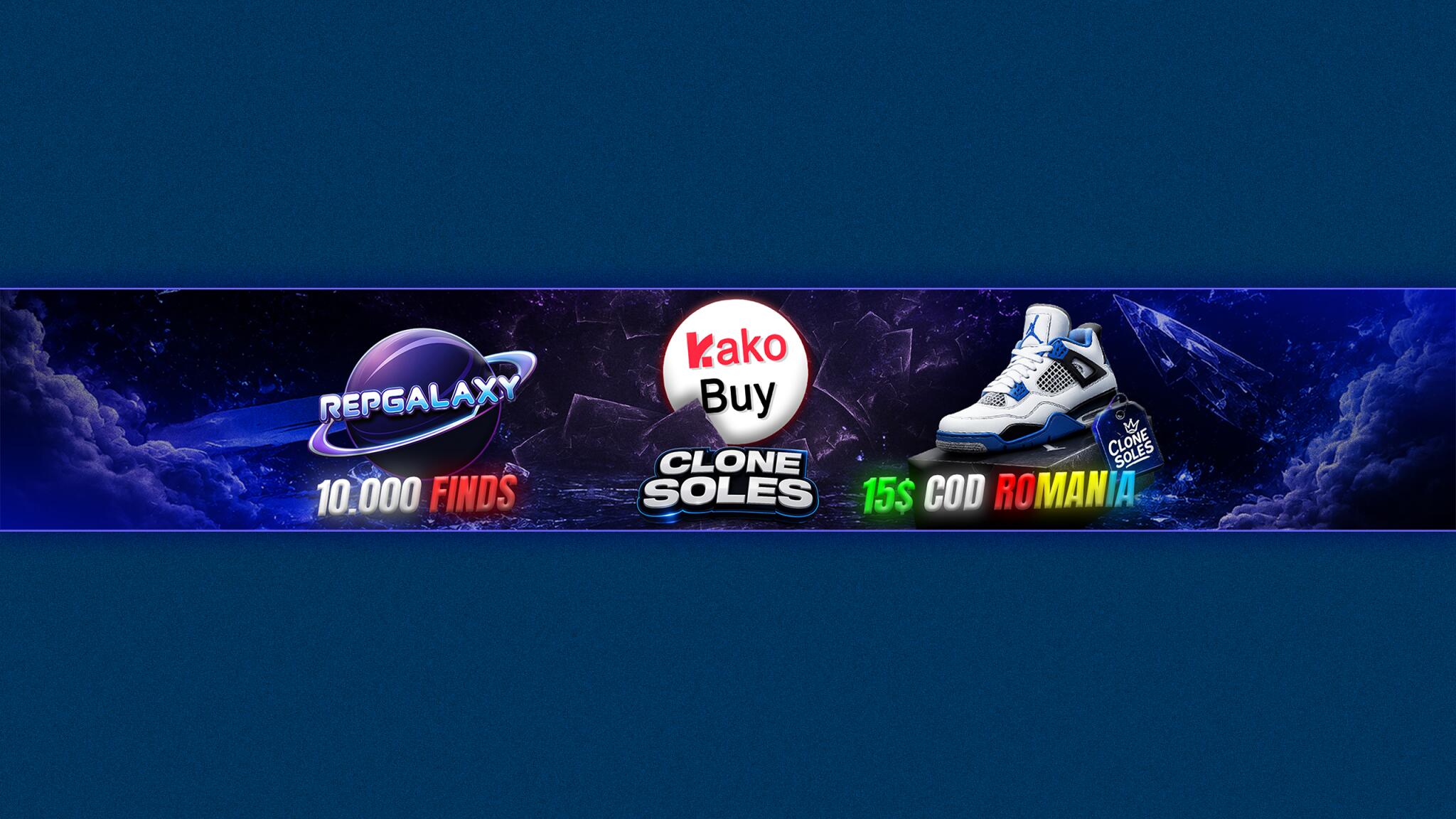 Discovery splash banner for 👟 | CloneSoles Discord server
