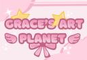 Discovery splash banner for ˚₊‧꒰ა Grace's art planet ໒꒱ ‧₊˚ ┊Artists and commissions ┊social ┊chatting and chill ┊ ✰⋆⁺ Discord server