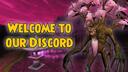 Discovery splash banner for Official Wizard101 Discord server