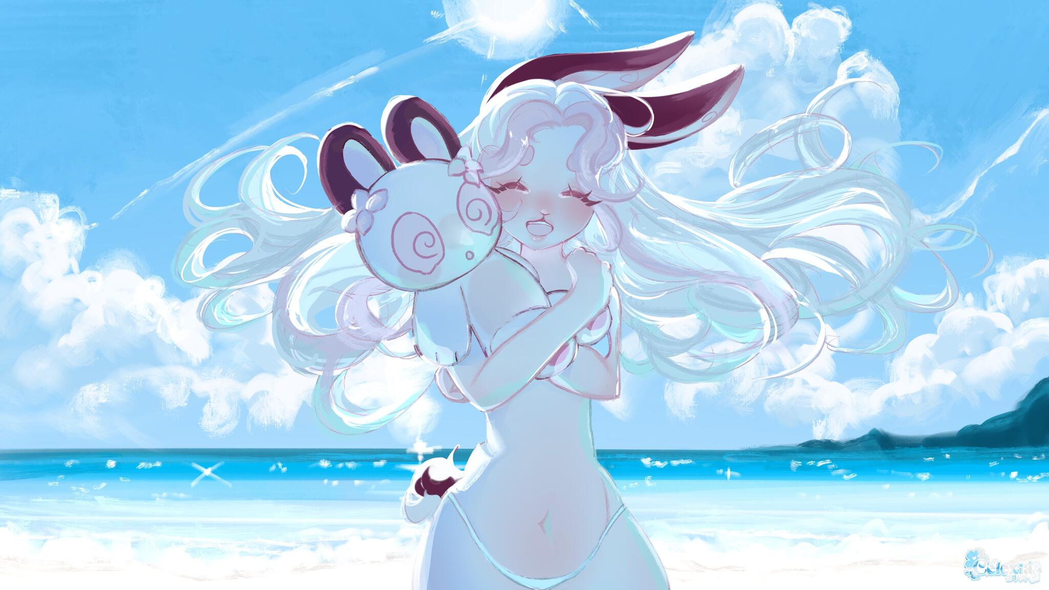 Discovery splash banner for 🌸 Celexia's Art Server | adopts ✦ art ✦ social Discord server