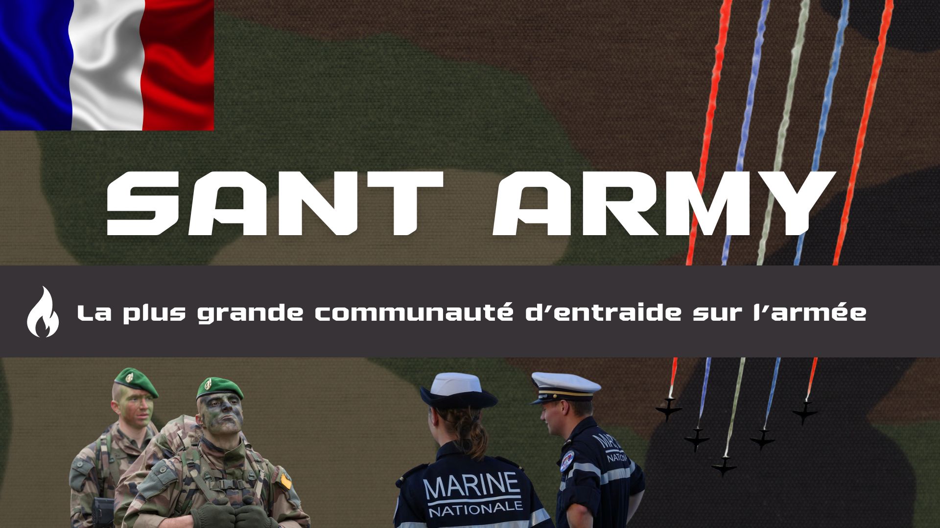 Discovery splash banner for Sant Army Discord server