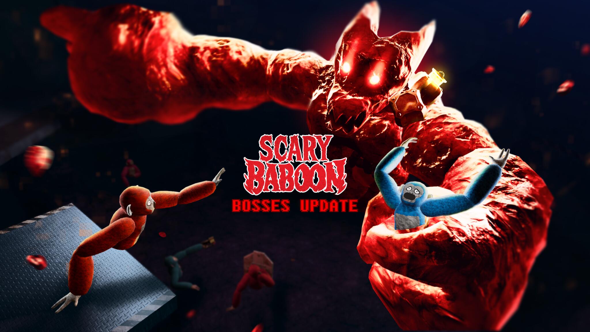 Discovery splash banner for Scary Baboon Discord server