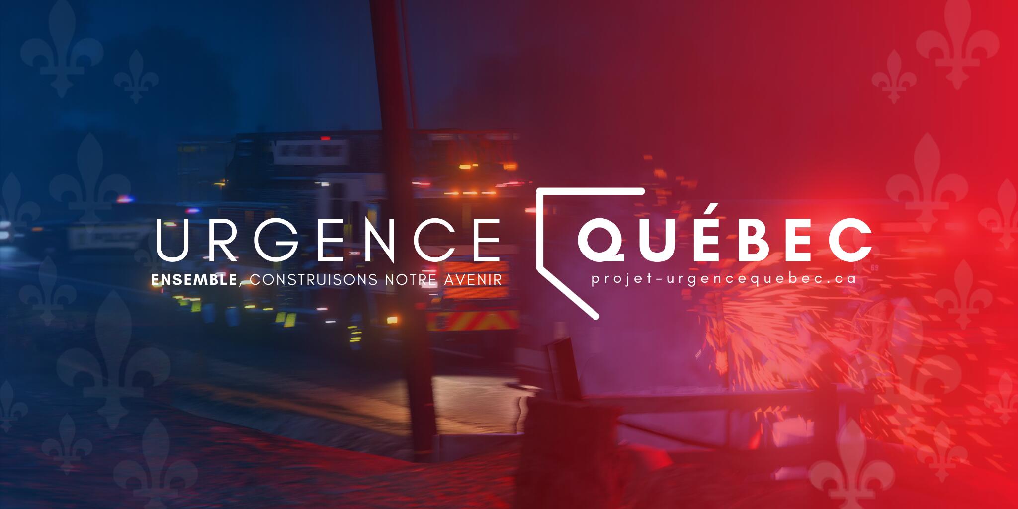 Discovery splash banner for Urgence Québec Discord server
