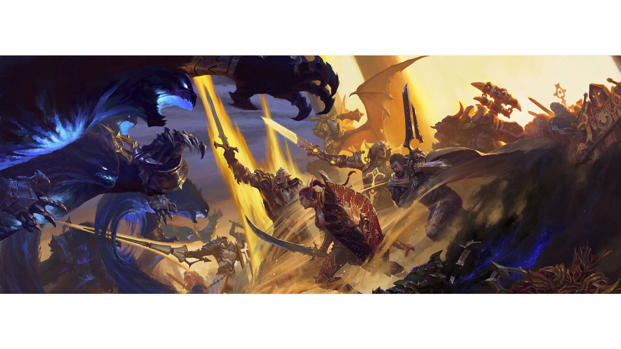 Discovery splash banner for World of Warcraft Discord server