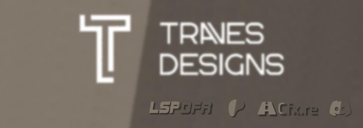 Discovery splash banner for Traves Designs Discord server