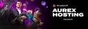 Discovery splash banner for Aurex Hosting™ Discord server