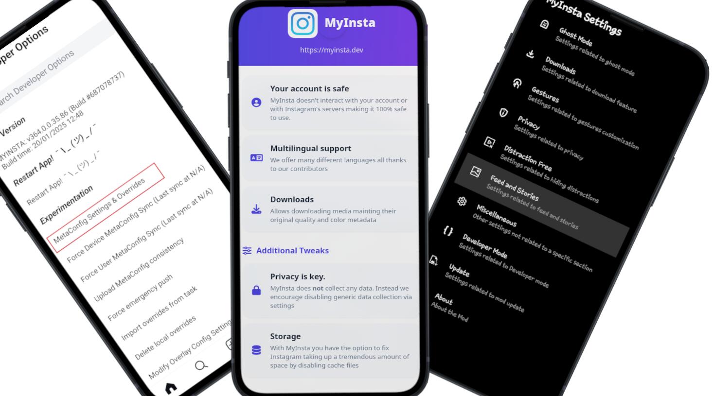 Discovery splash banner for MyInsta - Community Discord server