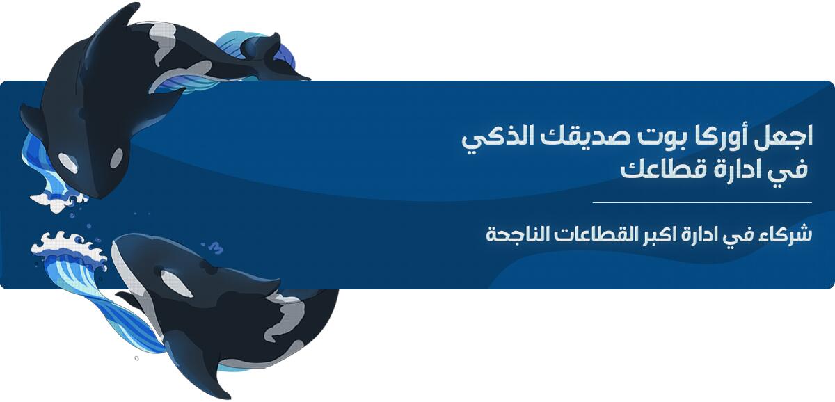 Discovery splash banner for Orca Bot Discord server