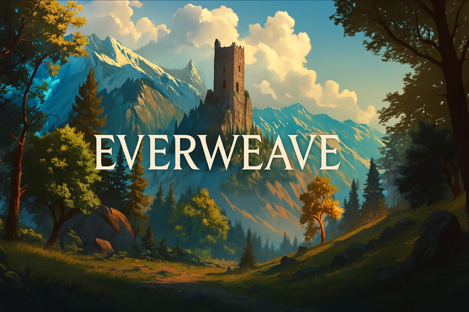 Discovery splash banner for EVERWEAVE Discord server
