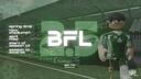 Discovery splash banner for Blox Football League Discord server
