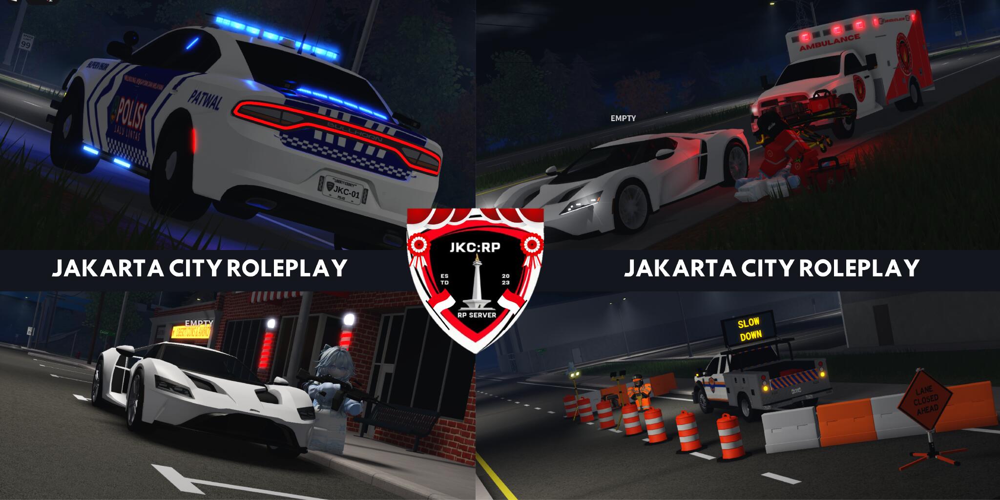 Discovery splash banner for JKC:RP I Jakarta City Roleplay Discord server