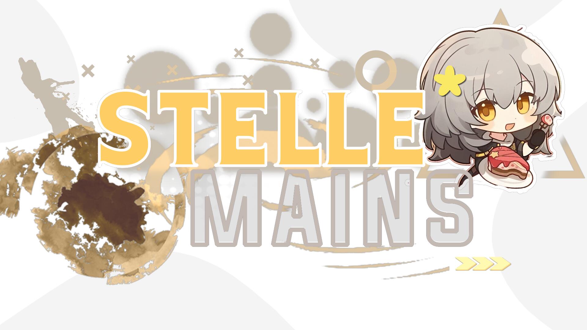 Discovery splash banner for Stelle Mains ⟡ Honkai: Star Rail Discord server