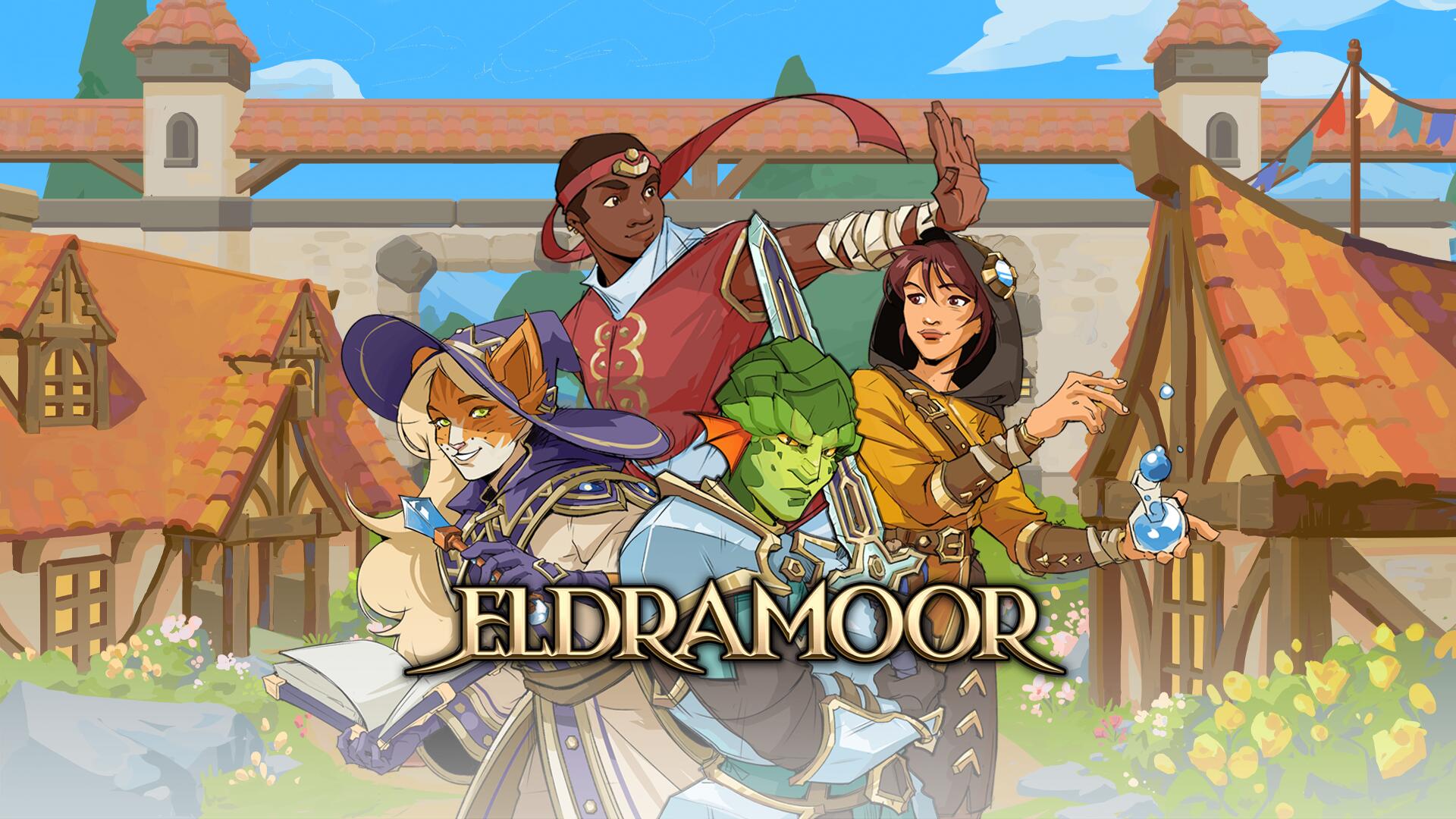 Discovery splash banner for Eldramoor: Haven in the Mist Discord server