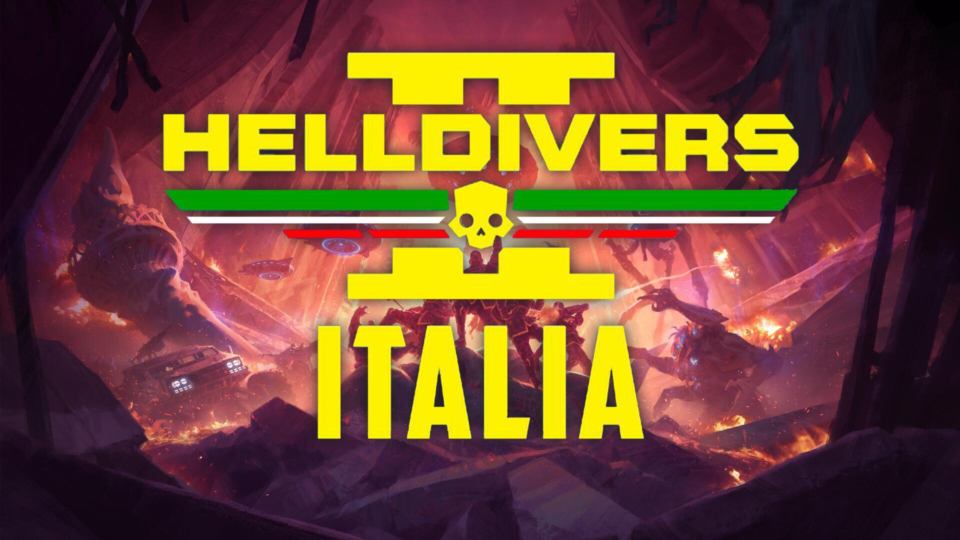 Discovery splash banner for HellDivers 2 ITALIA Discord server