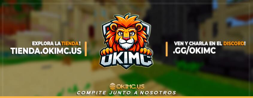 Discovery splash banner for 🦁OkiMC | Network Discord server