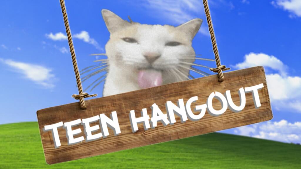 Discovery splash banner for Teen Hangout (community for teenagers) Discord server