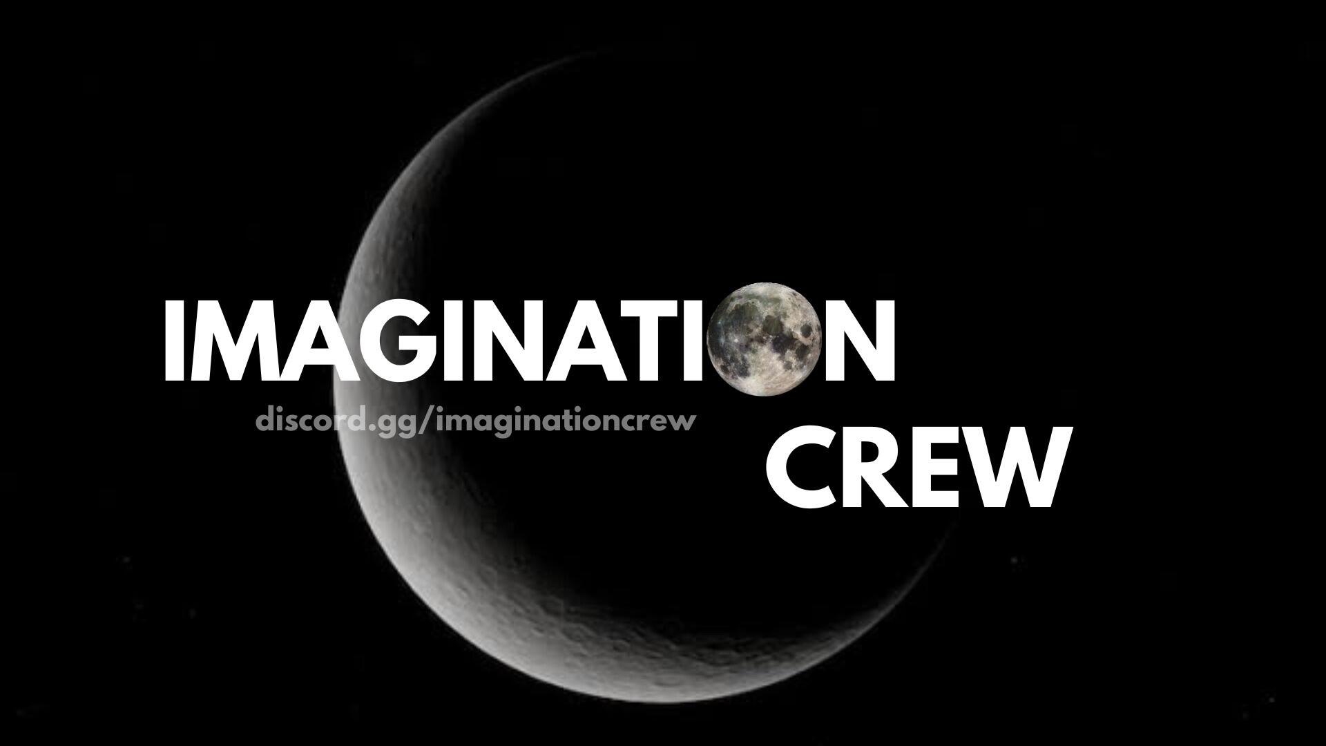 Discovery splash banner for Imagination Crew Discord server