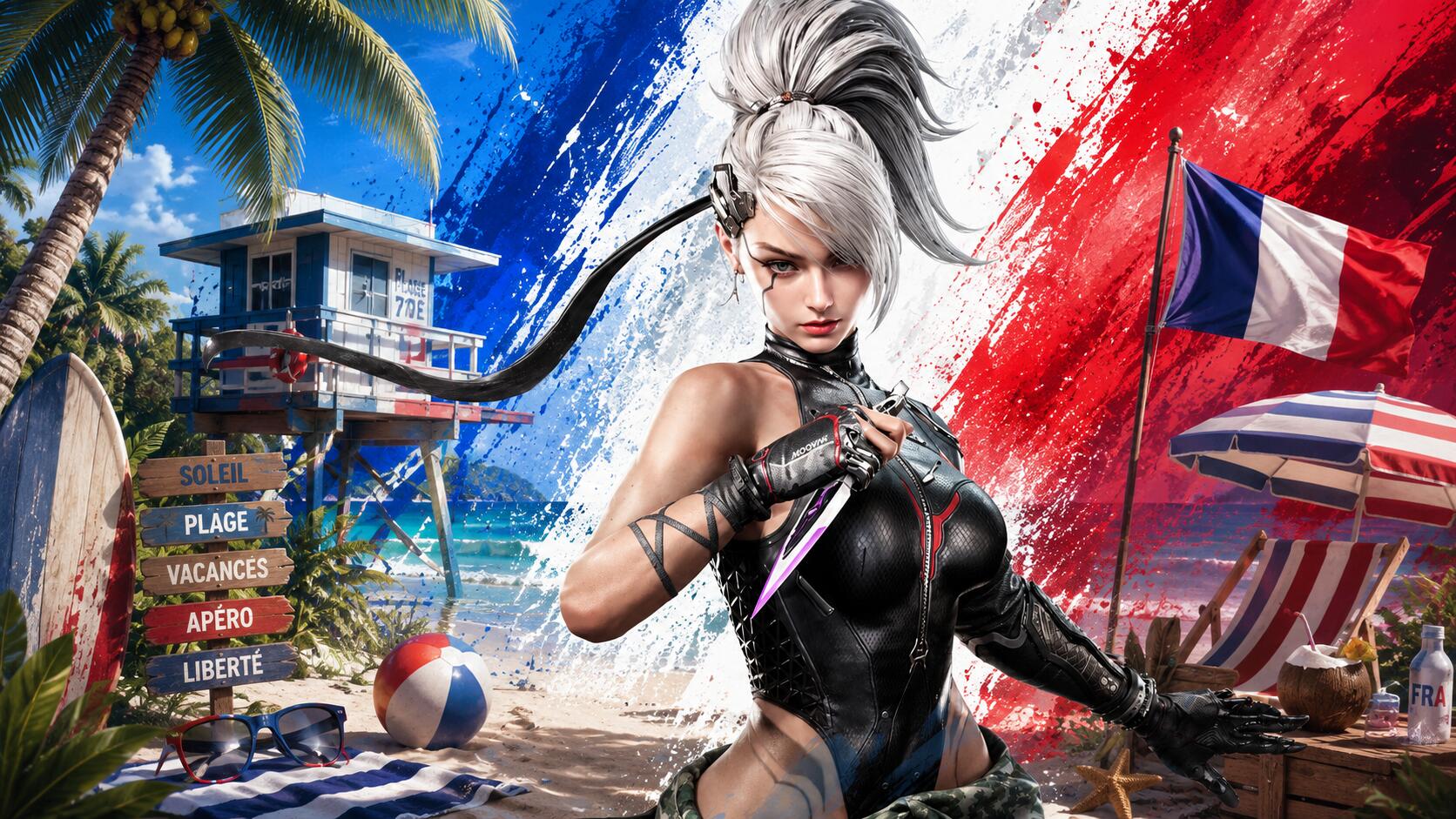 Discovery splash banner for BLOODSTRIKE FRANCE Discord server