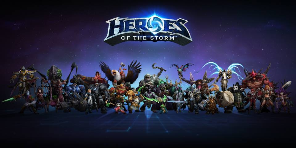 Discovery splash banner for Heroes of the Storm Discord server
