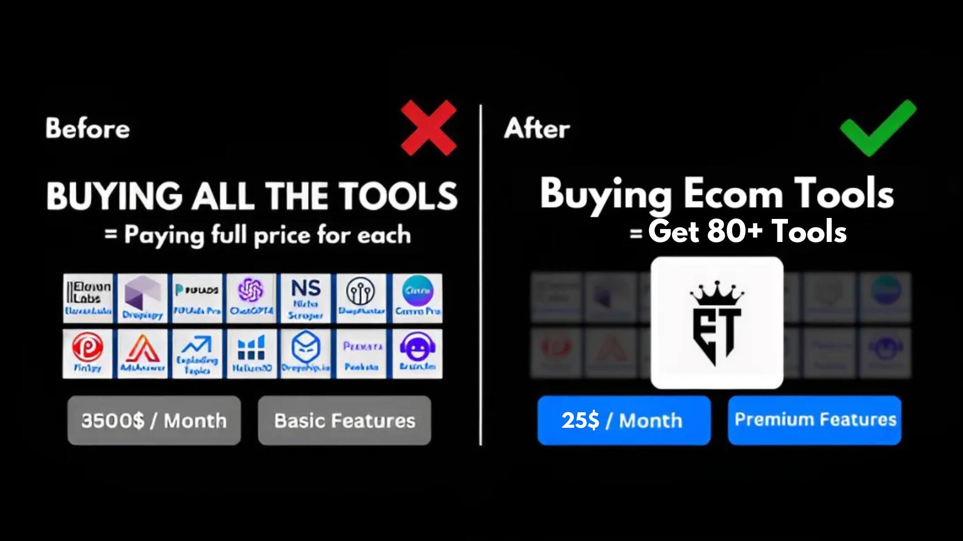 Discovery splash banner for Ecom-Tools Discord server