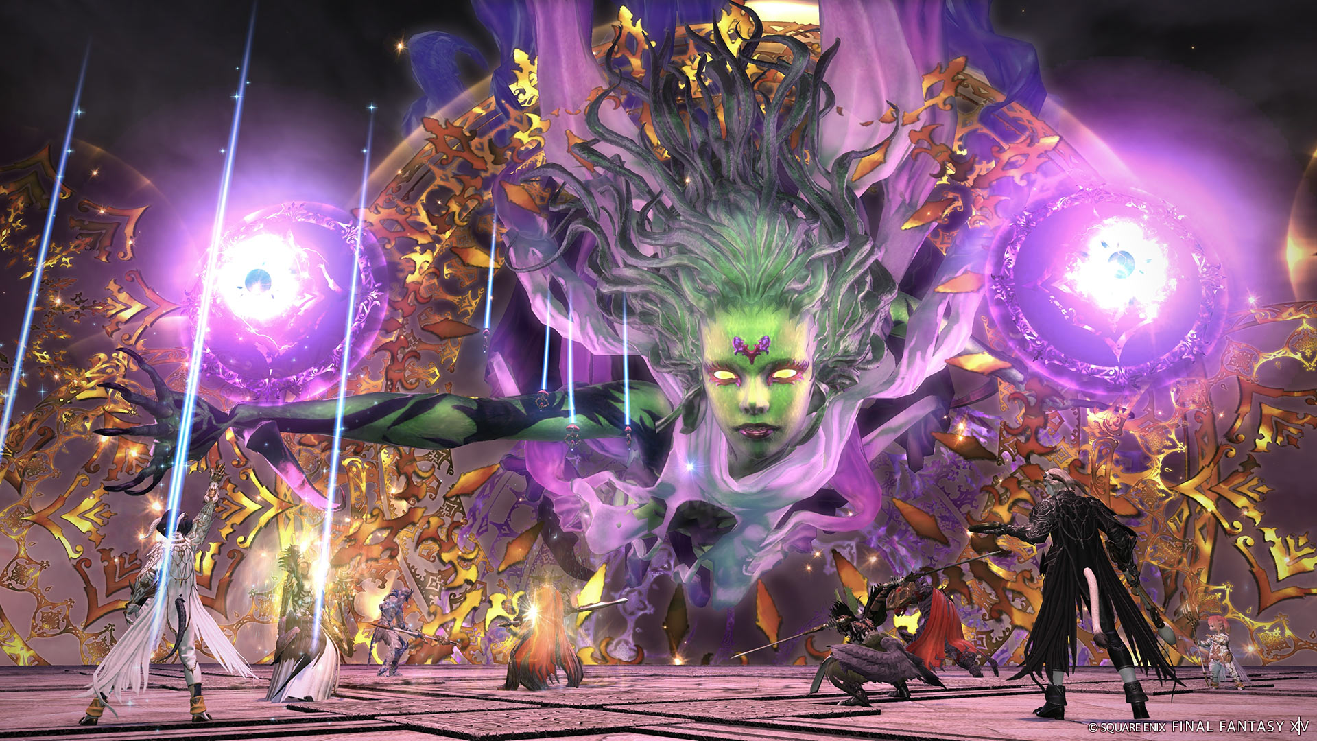 Discovery splash banner for Really Actually Difficult Alliance Raids Discord server
