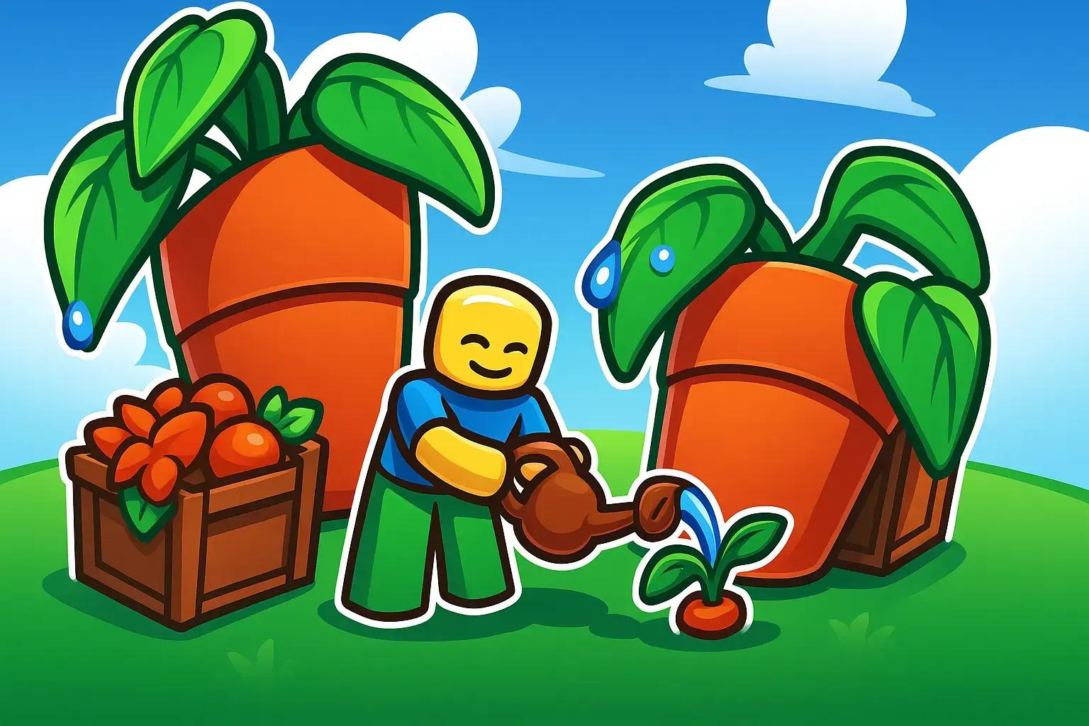 Discovery splash banner for Grow a Garden 2 | Stocks & Trading Discord server