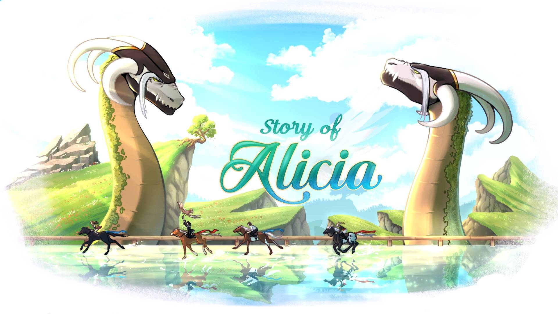 Discovery splash banner for Story of Alicia Discord server