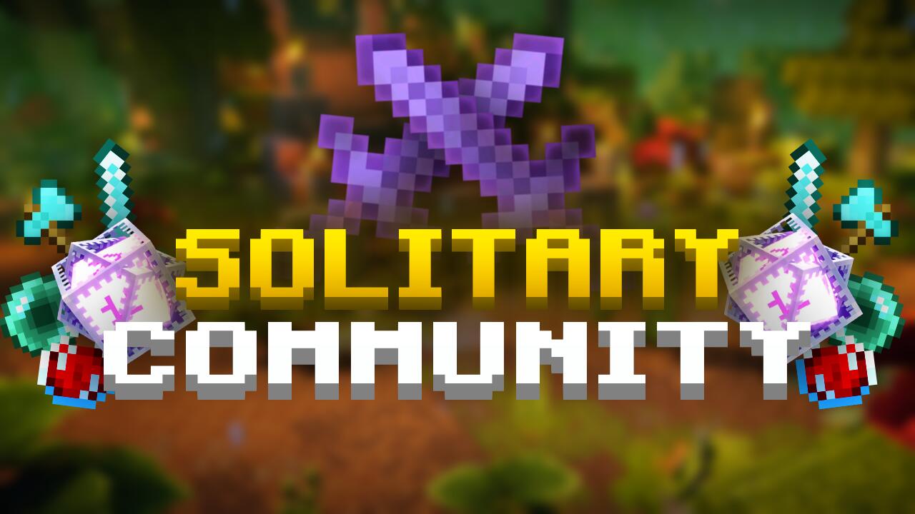 Discovery splash banner for Solitary Tierlist Discord server