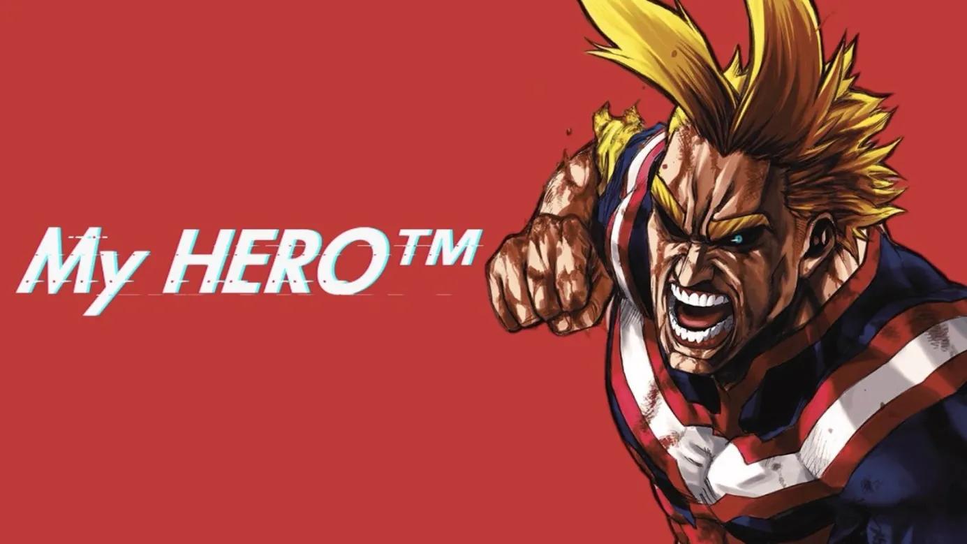 Discovery splash banner for My HERO™ Discord server