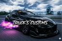 Discovery splash banner for 𝐓𝐫𝐮𝐜𝐤'𝐬 𝐂𝐮𝐬𝐭𝐨𝐦𝐬 Discord server
