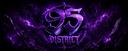 Discovery splash banner for 95 DISTRICT Discord server
