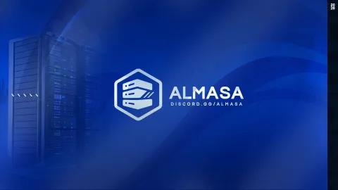 Discovery splash banner for Almasa Host Discord server