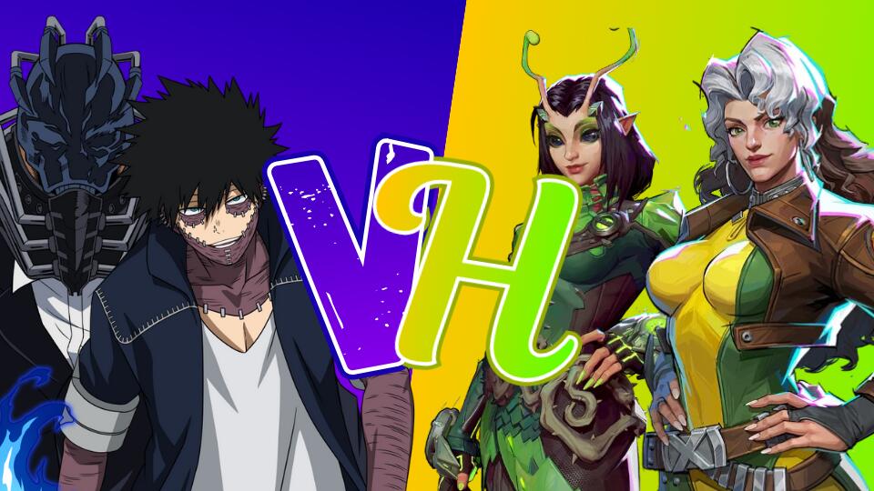 Discovery splash banner for Villains & Heroes Club Discord server