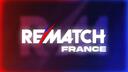 Discovery splash banner for Rematch France Discord server