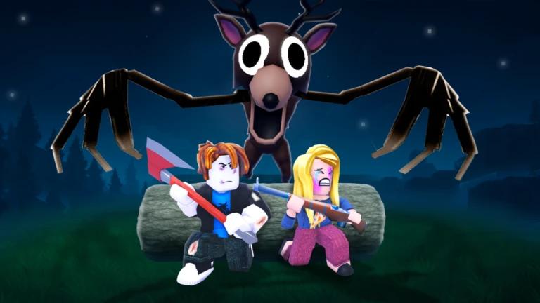 Discovery splash banner for 99 Nights in the Forest | Polska Discord server