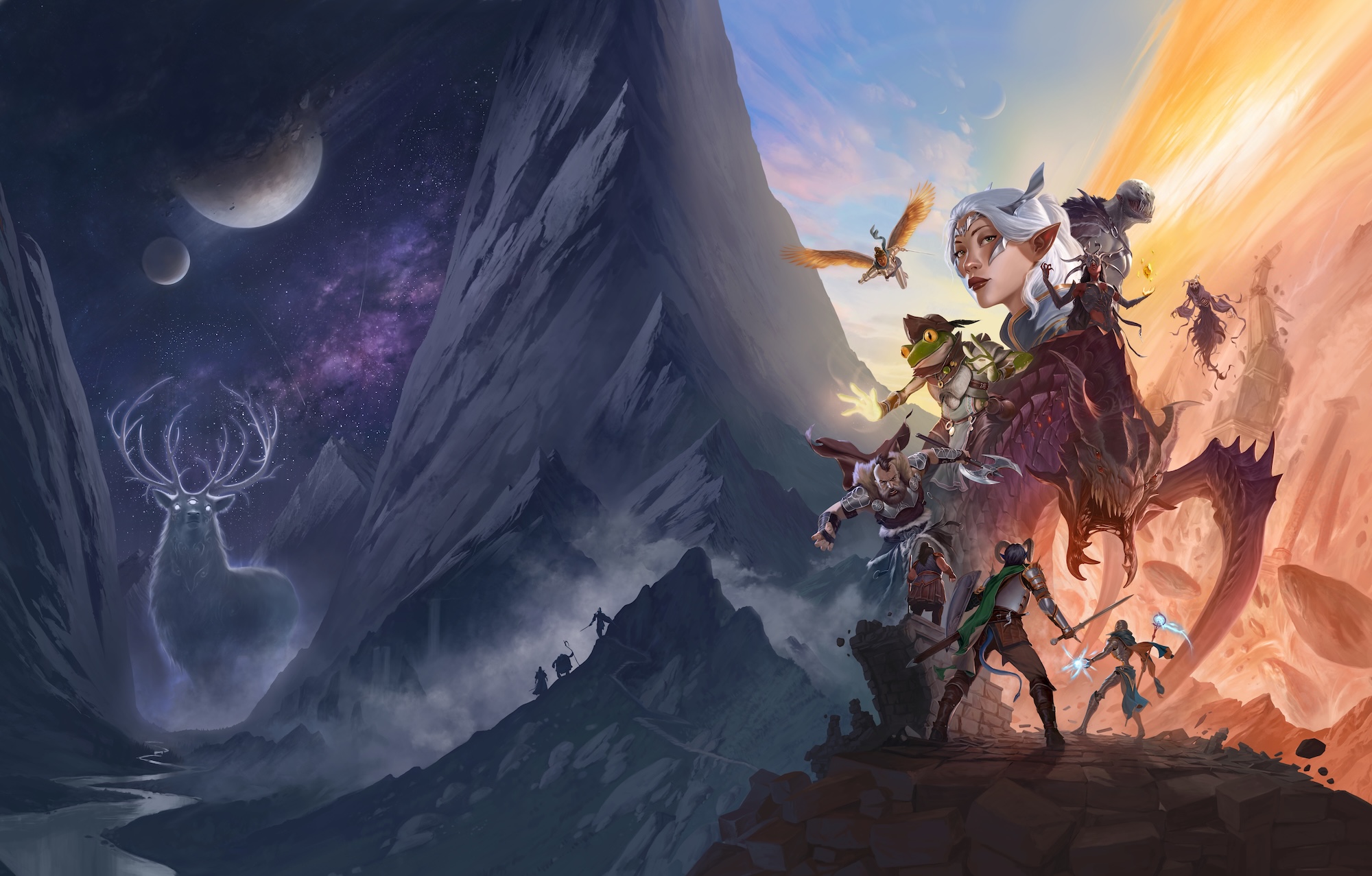 Discovery splash banner for Foundryborne Discord server