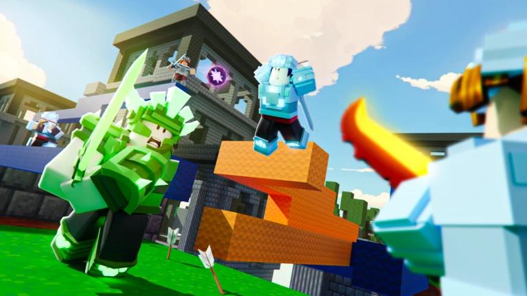 Discovery splash banner for Bedwars Discord server