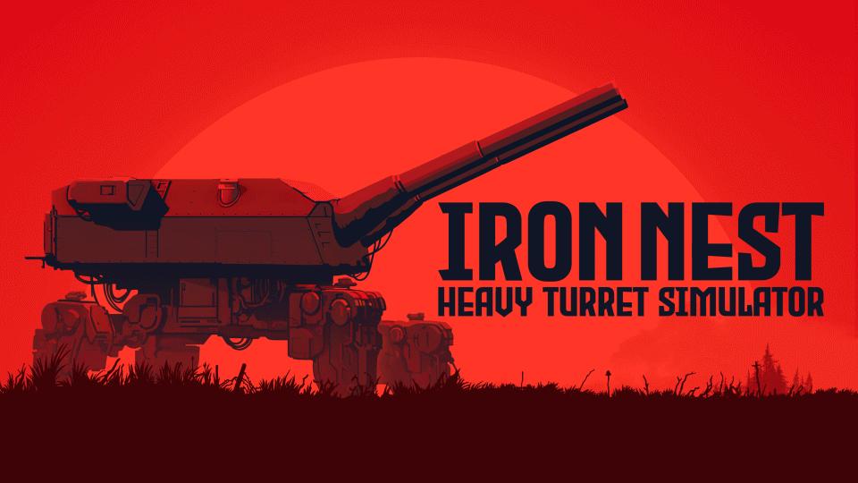 Discovery splash banner for IRON NEST: Heavy Turret Simulator Discord server
