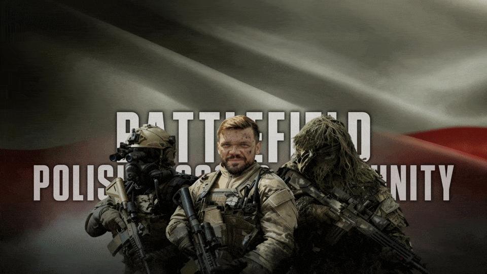 Discovery splash banner for Battlefield Polska Discord server