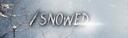 Discovery splash banner for ❄ /snowed · gws · active · vc (13+) Discord server